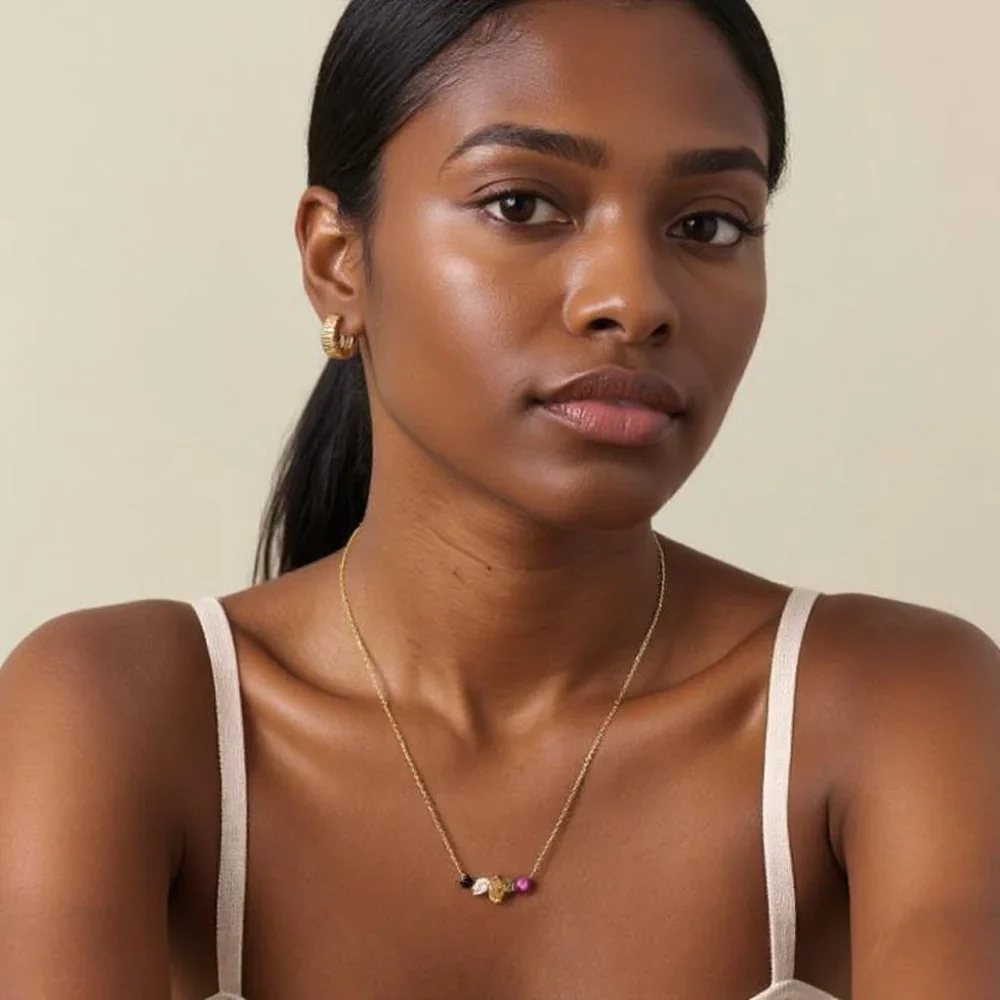 Just Us Birthstone Necklace - Image 4