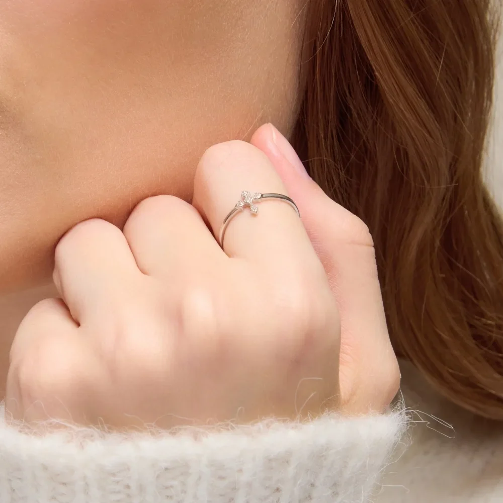 God's Love - Teardrop Cross Ring - Image 4