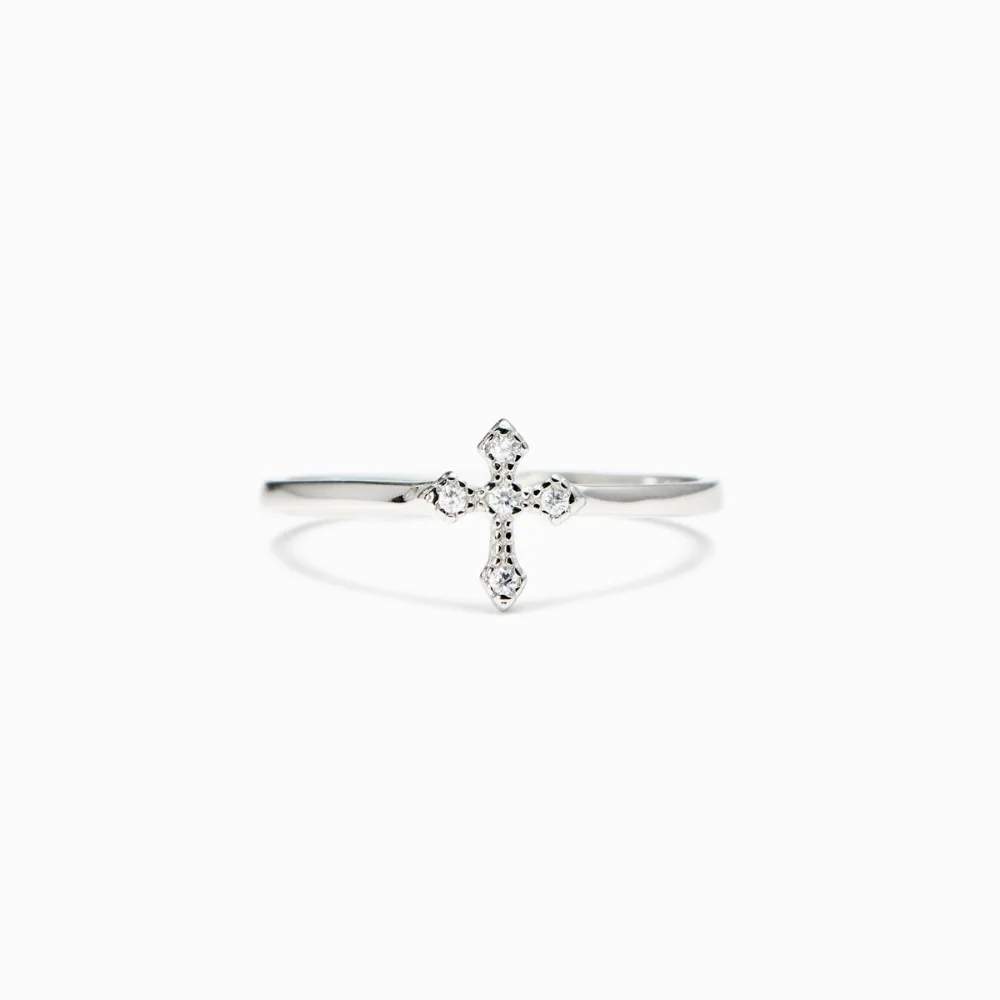 God's Love - Teardrop Cross Ring - Image 6