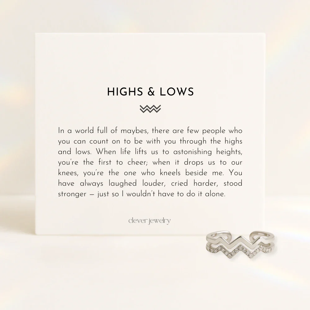 Highs & Lows Twin Band Ring - Image 3