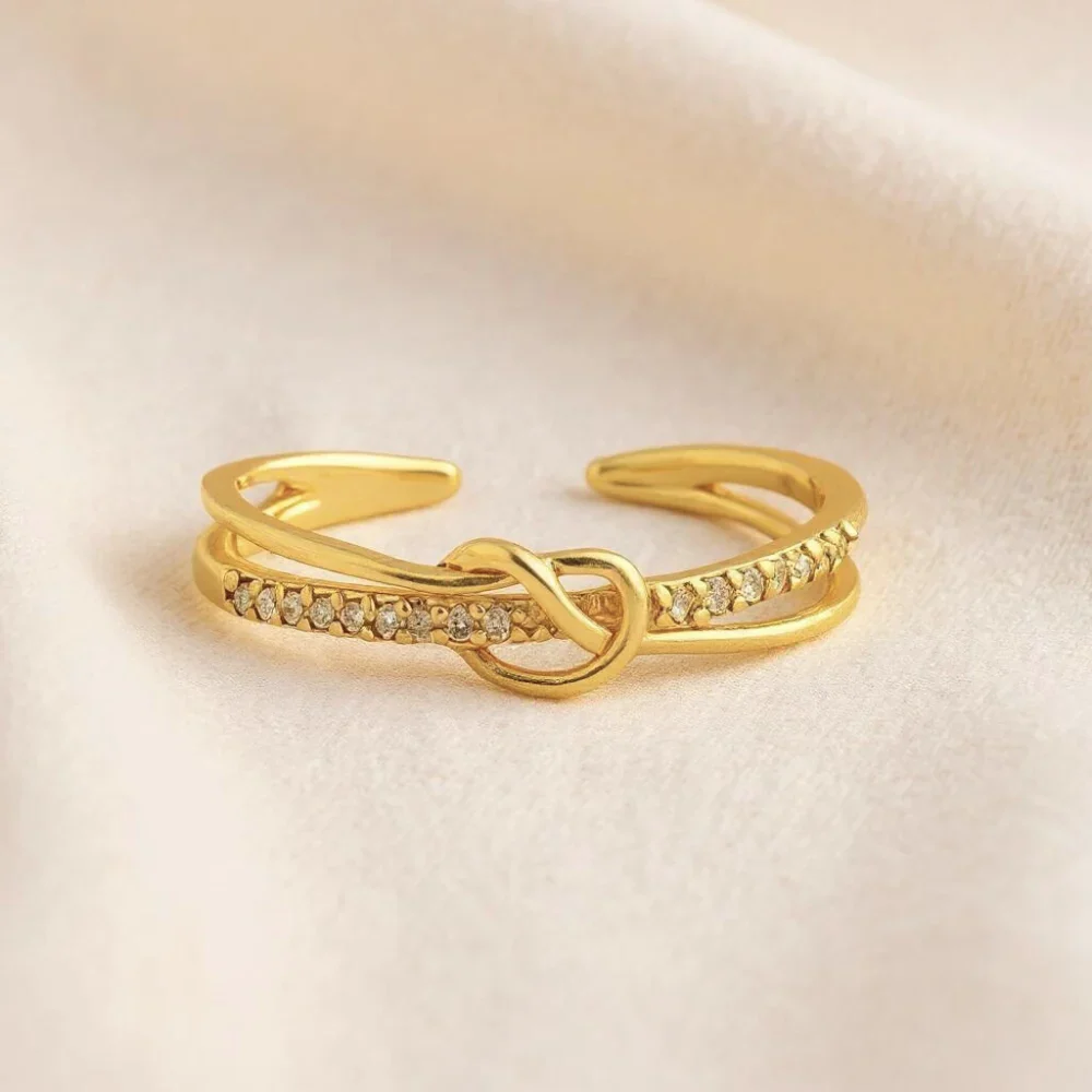 Mother & Daughter - Gold Linked Forever Ring - Image 5