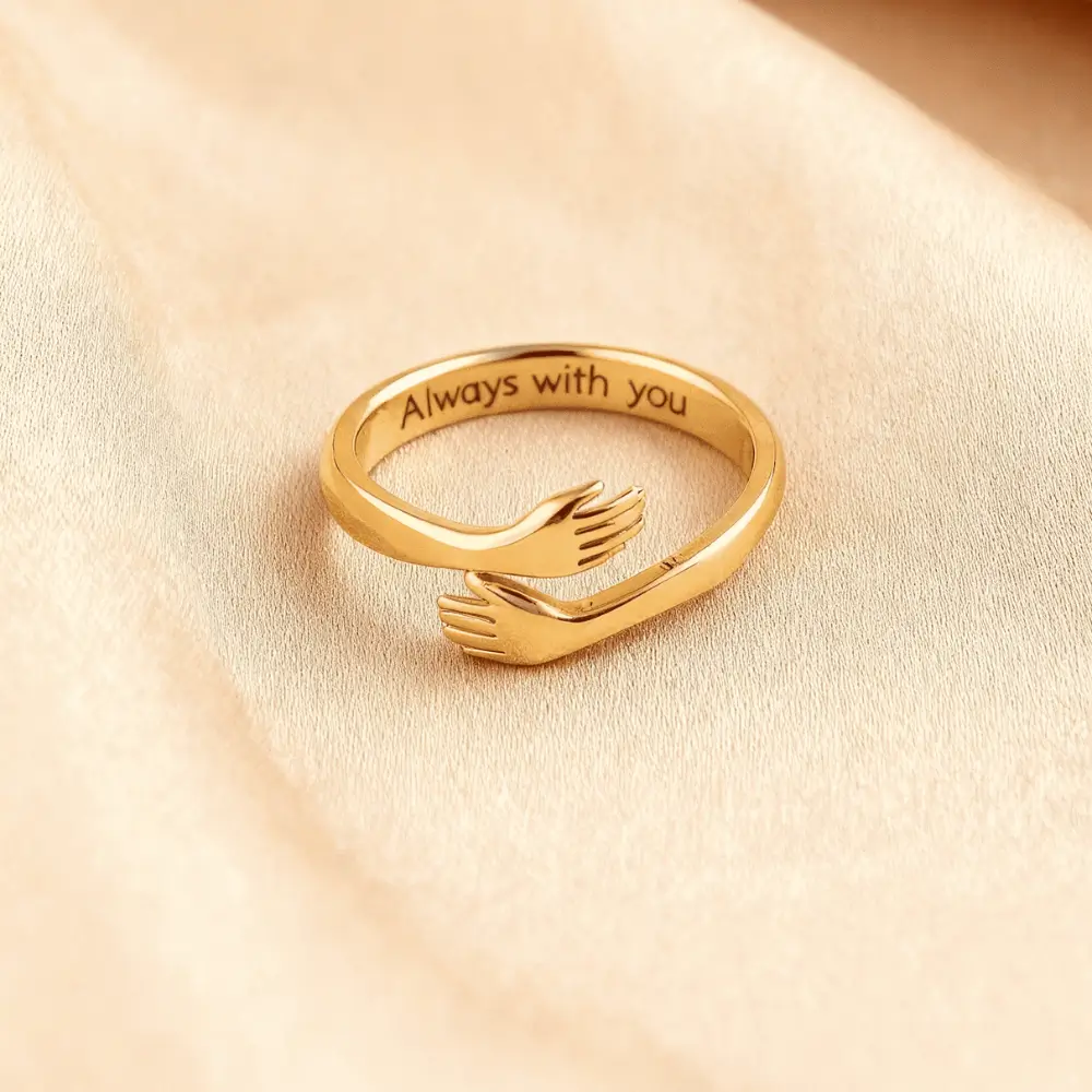 My Precious Daughter - Gold Hug Ring - Image 6