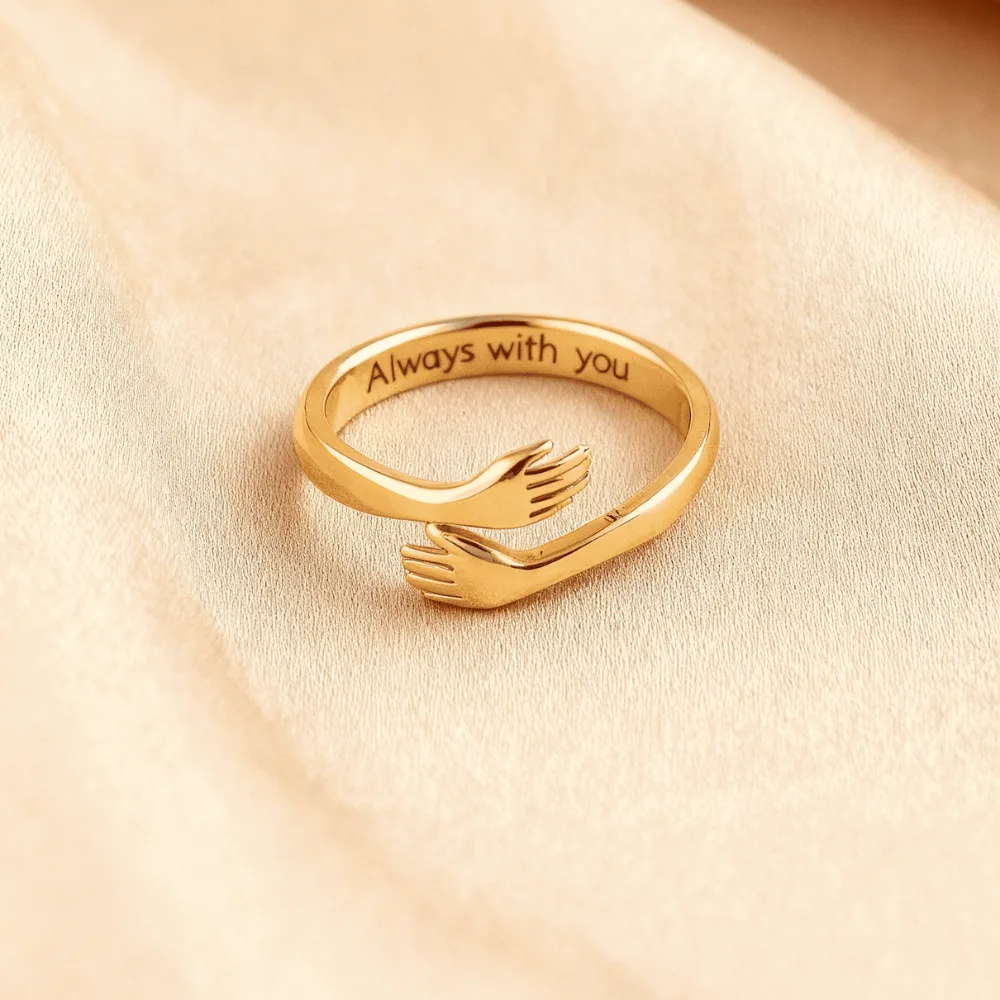 My Precious Granddaughter - Gold Hug Ring - Image 6