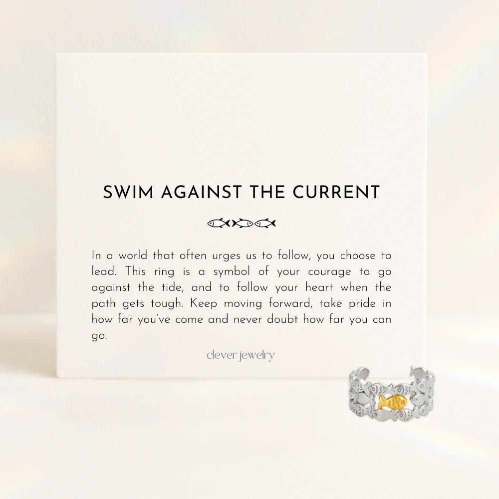 Swim Against The Current Ring - Image 3