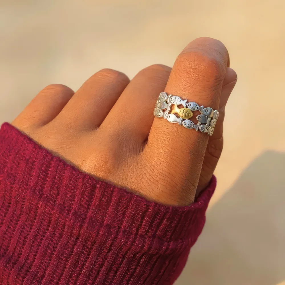 Swim Against The Current Ring - Image 4