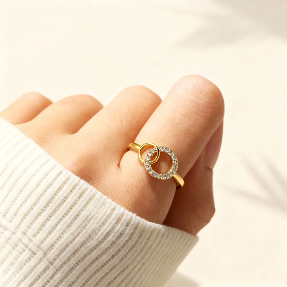 To My Sister - Always Us Gold Ring - Image 5